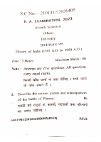 B. A. 4th Sem. History Question Paper.pdf